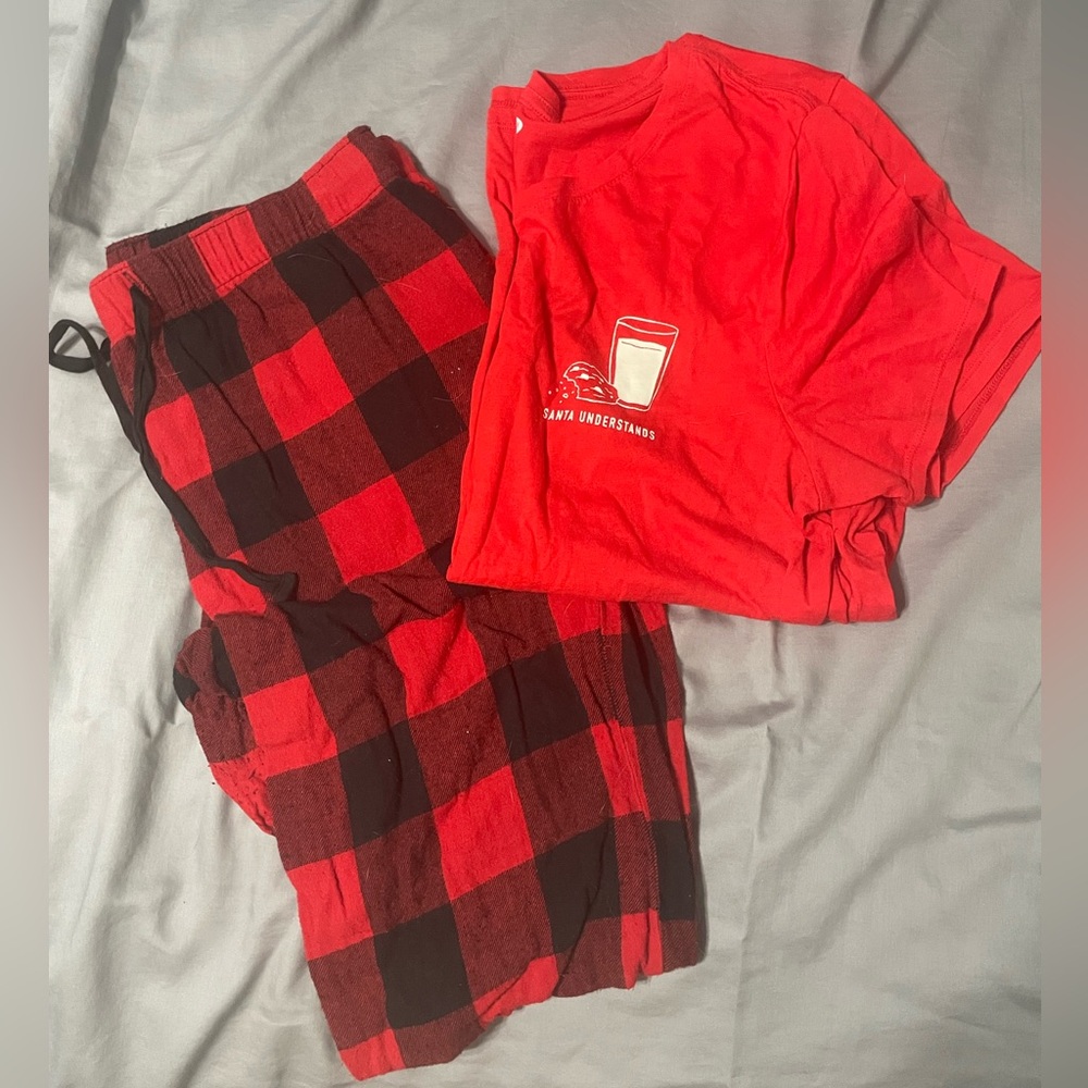 old navy PJ set Christmas